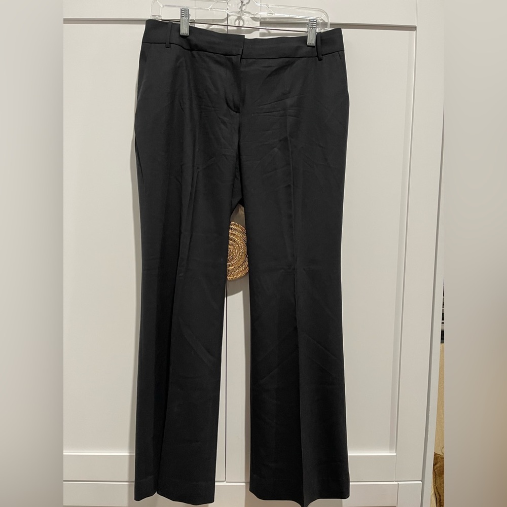 Jcrew size 10 black 97% wool pants